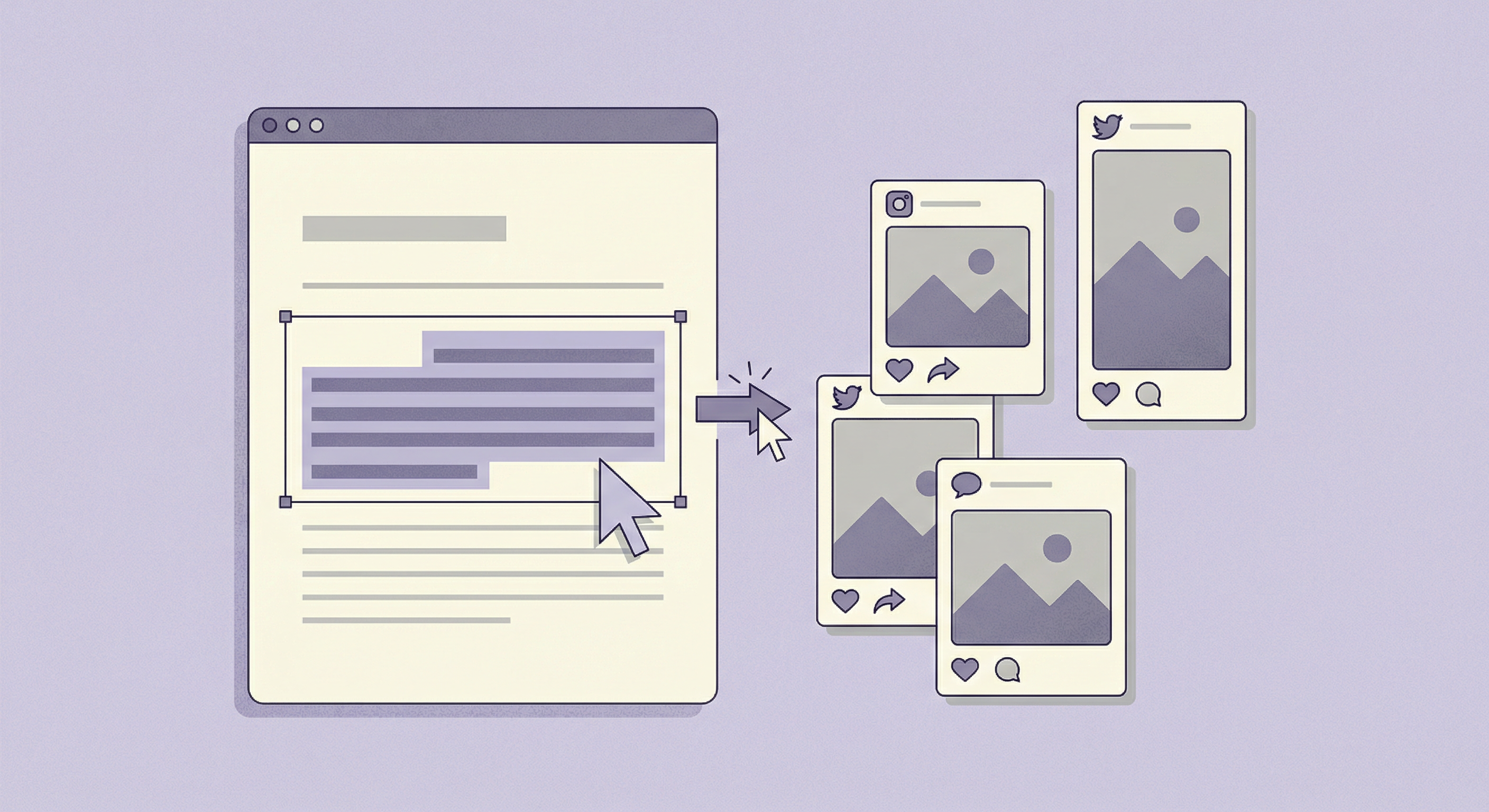 Snip Text and Turn It Into Social Posts in One Click